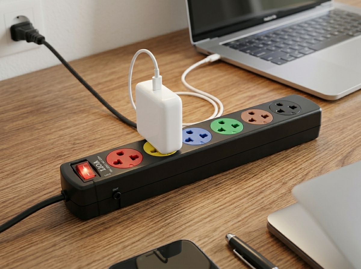 Ổ Cắm LiOA 6SND3.2.10 (6 Lỗ - 3 Mét - 2200W)